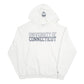 Mens White Champion University of Connecticut Hoodie Jumper