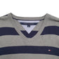 Mens Grey Tommy Hilfiger Knit Crewneck Jumper