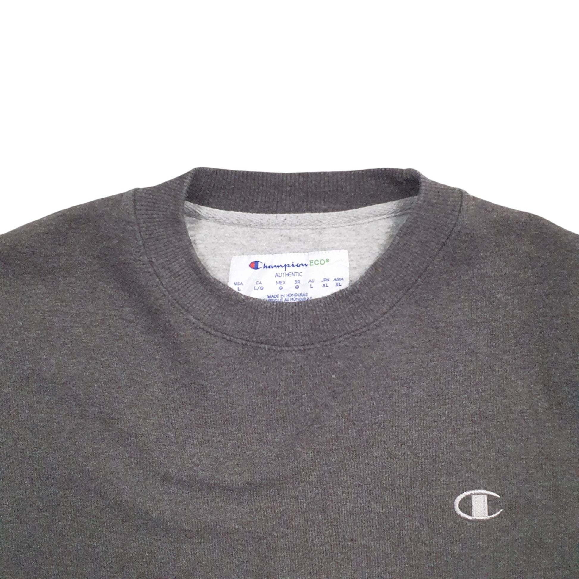 Mens Grey Champion  Crewneck Jumper