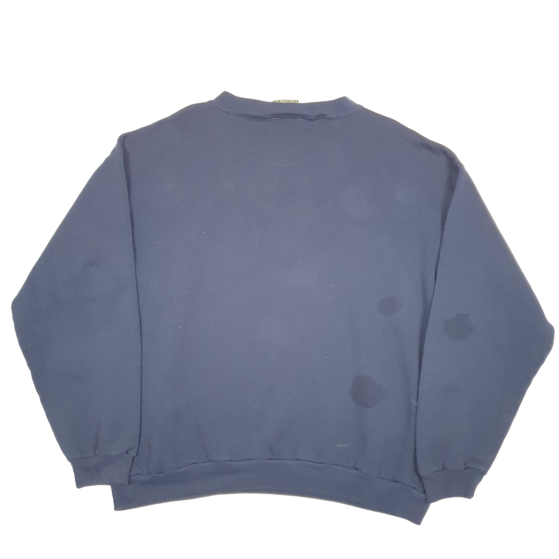 Mens Navy Clearwater Creek Vintage Big Buck Deer Hunting Crewneck Jumper