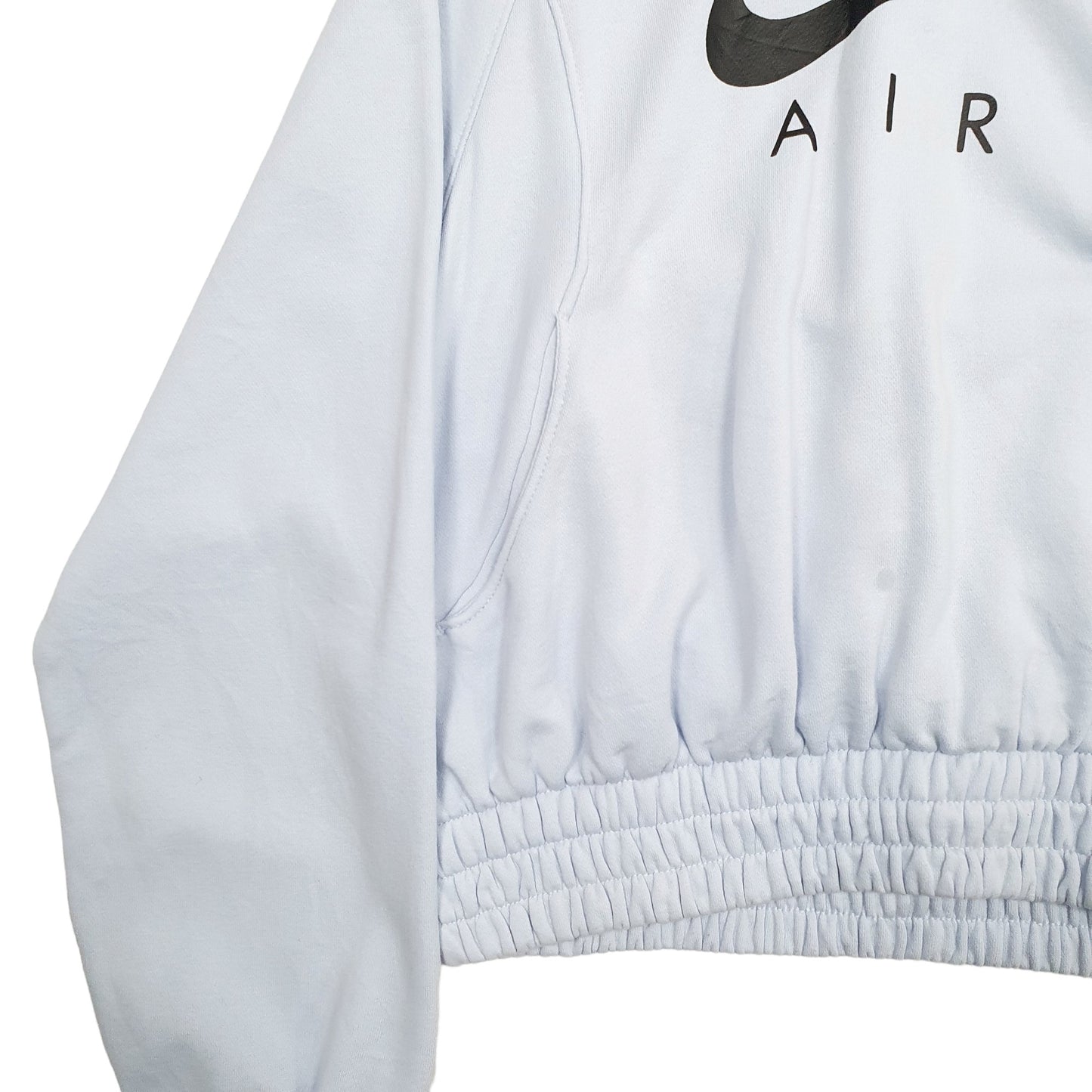 Womens Blue Nike Spellout Hoodie Jumper