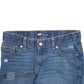 Womens Blue Levis Distressed Stretch Fit Denim Shorts