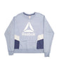 Mens Blue Reebok Spellout Crewneck Jumper