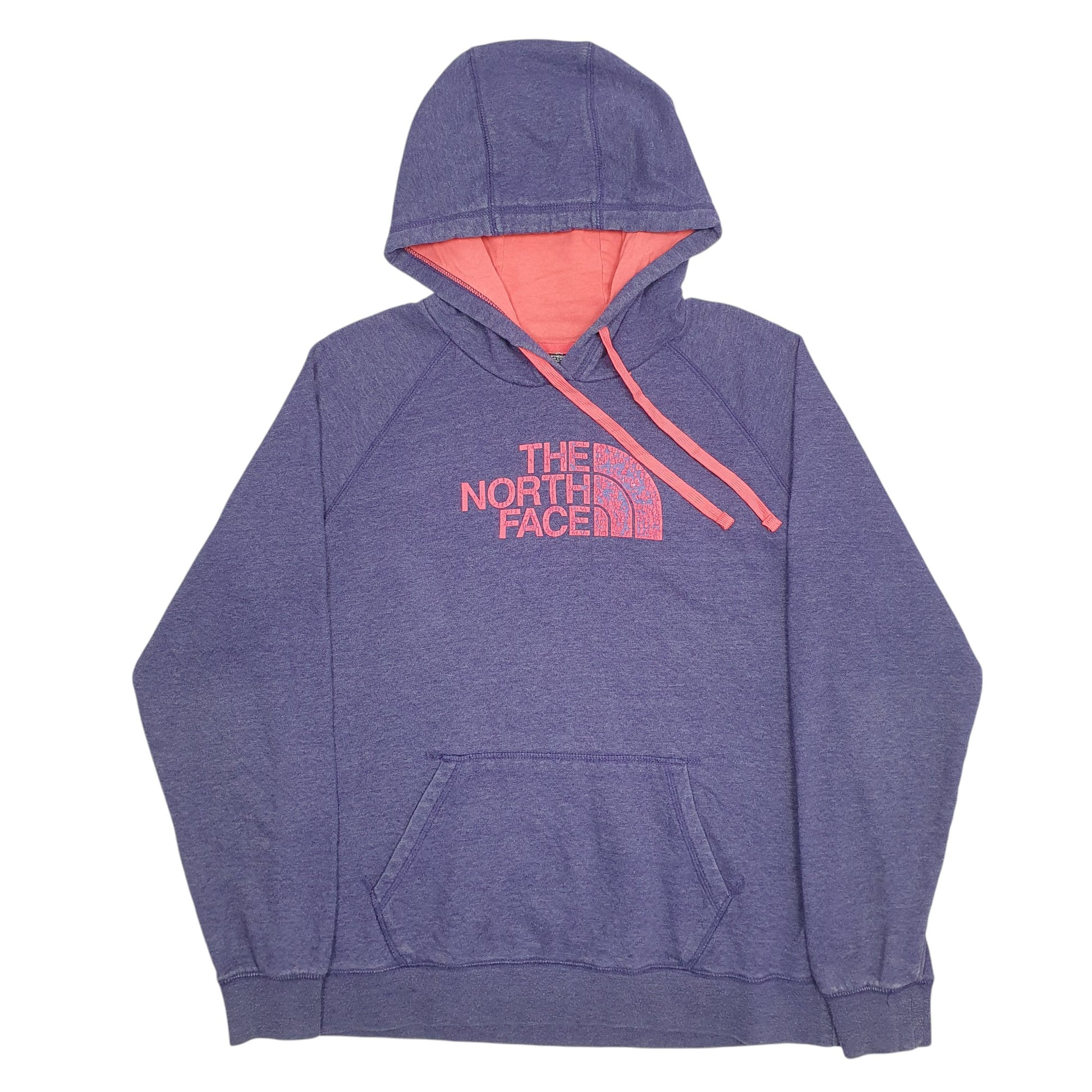 Womens Purple The North Face Spellout Hoodie Jumper