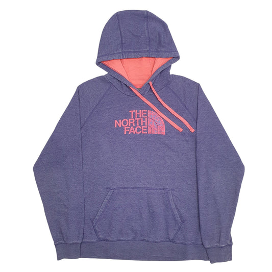 Womens Purple The North Face Spellout Hoodie Jumper