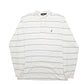 Mens White Nautica  Long Sleeve Polo Shirt
