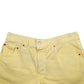 Womens Yellow Levis 501 Jorts Denim Shorts