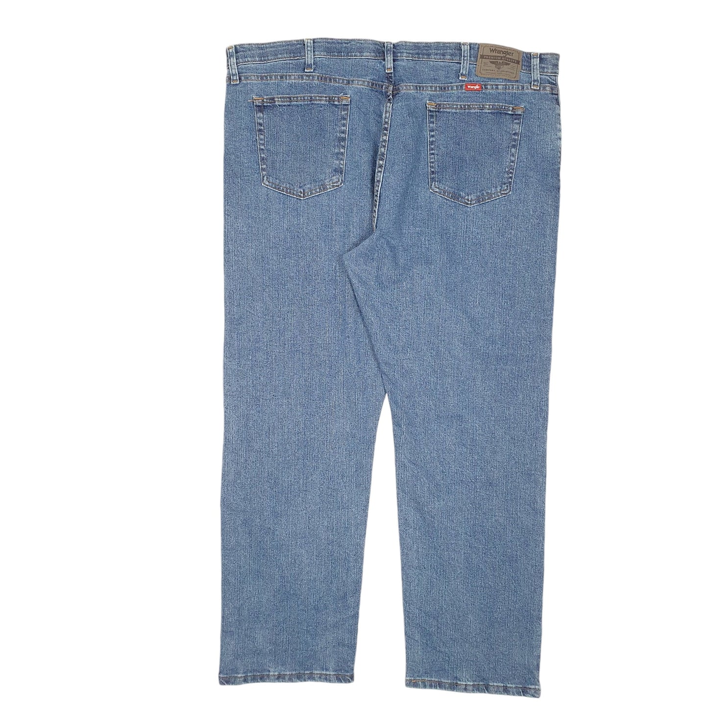 Mens Blue Wrangler Stretch Five Star Flex Casual JeansW42 L30