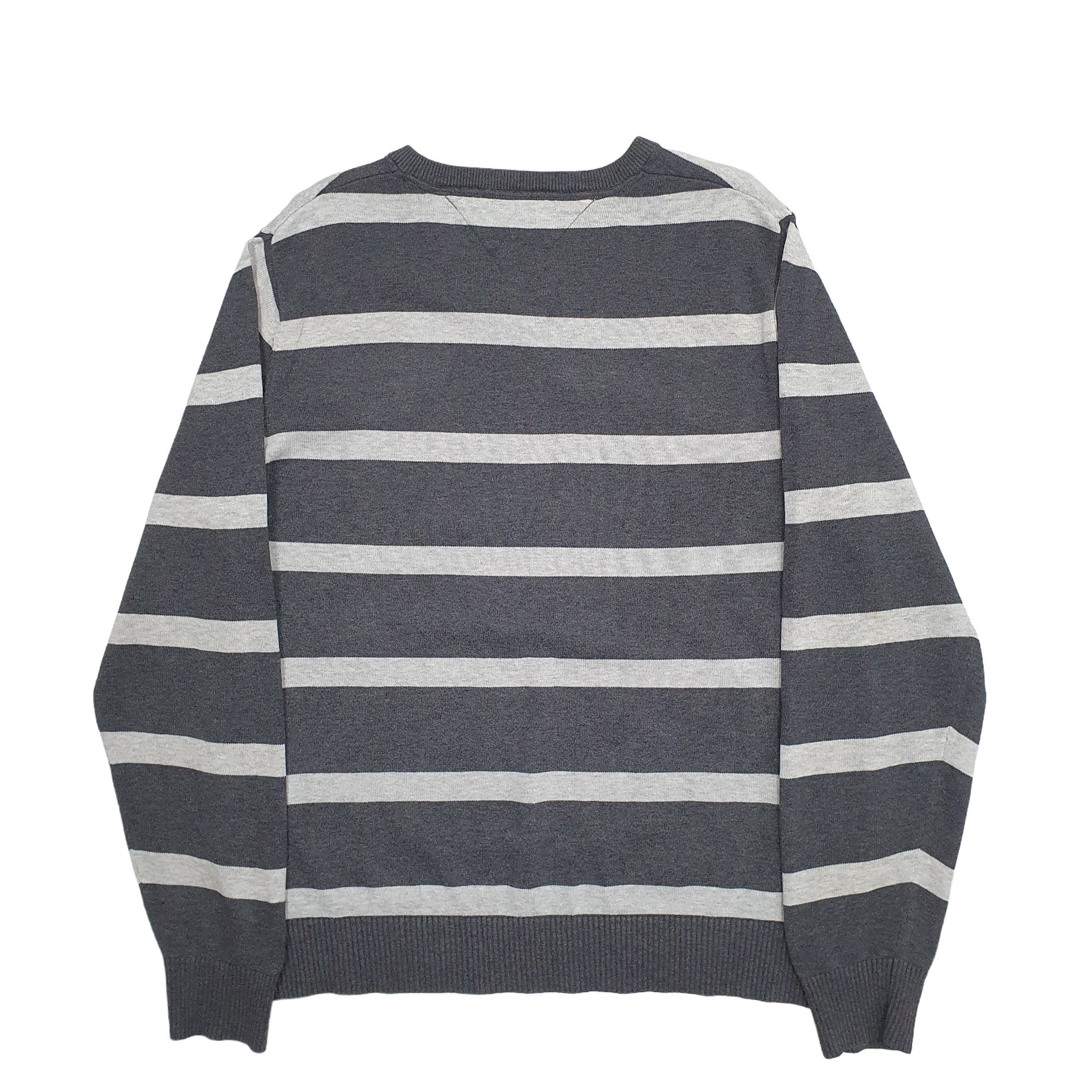 Mens Grey Tommy Hilfiger Knit Crewneck Jumper