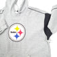Mens Grey NFL Pittsburgh Steelers American Football Hoodie Jumper