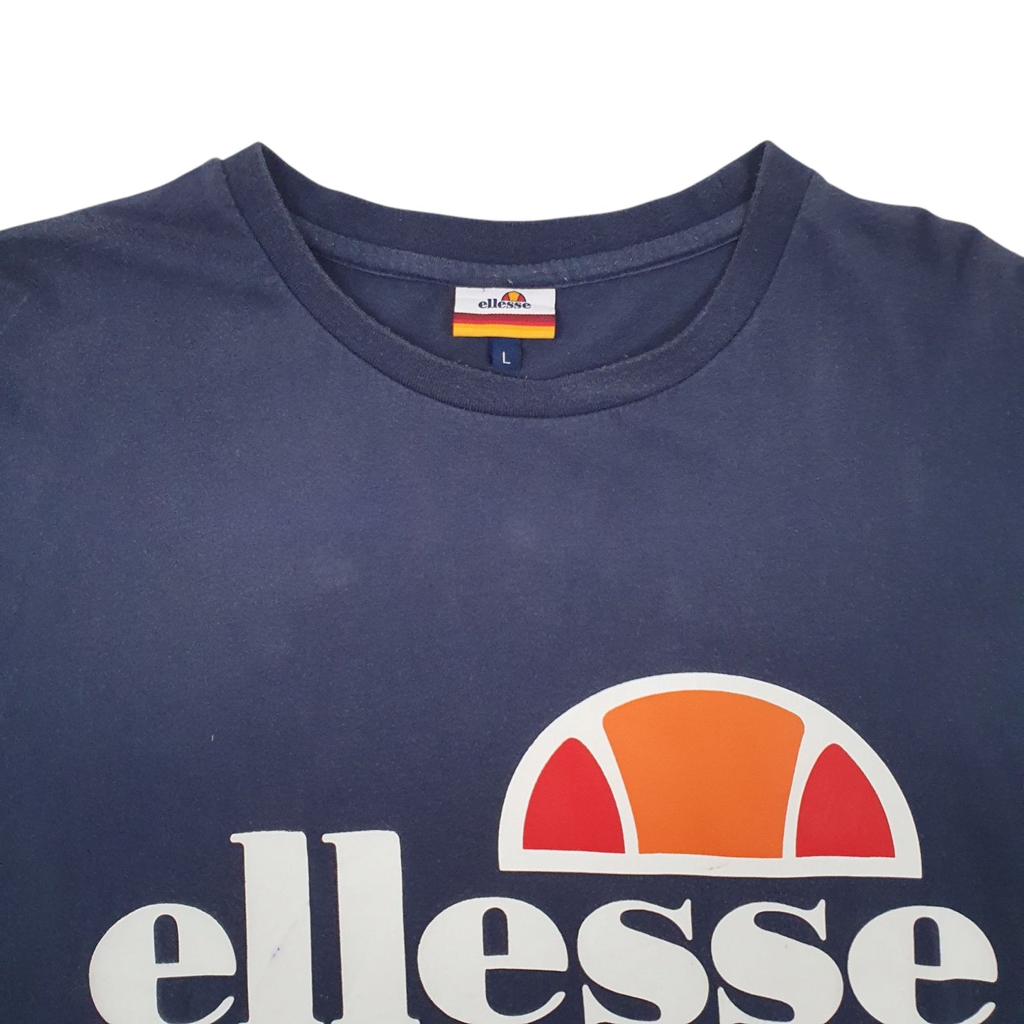 Mens Navy Ellesse  Short Sleeve T Shirt