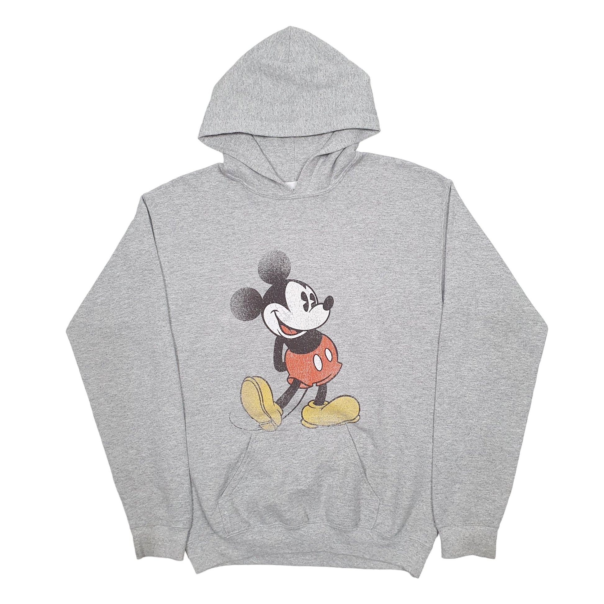 Mens Grey Disney Knit Hoodie Jumper
