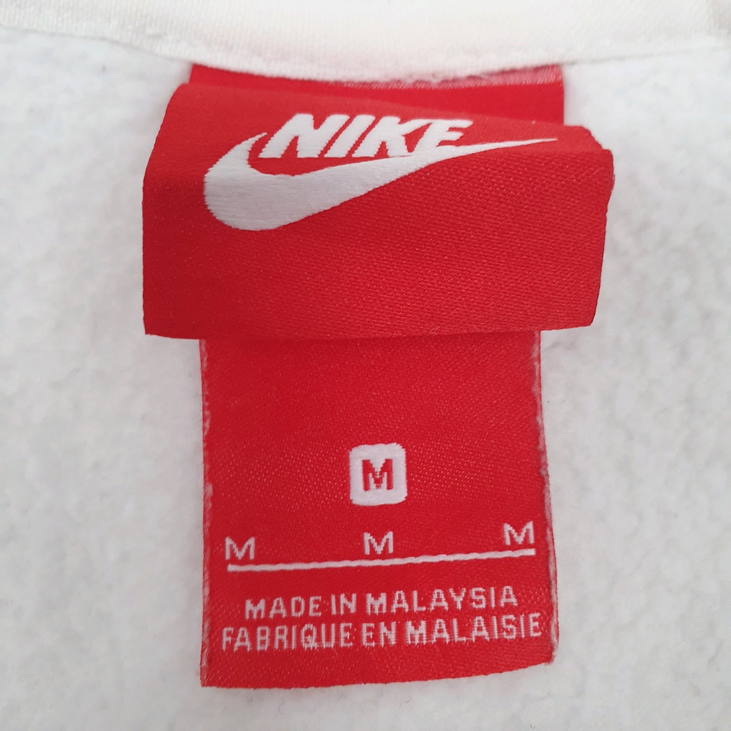 Mens White Nike Sportswear Quarter Zip Jumper