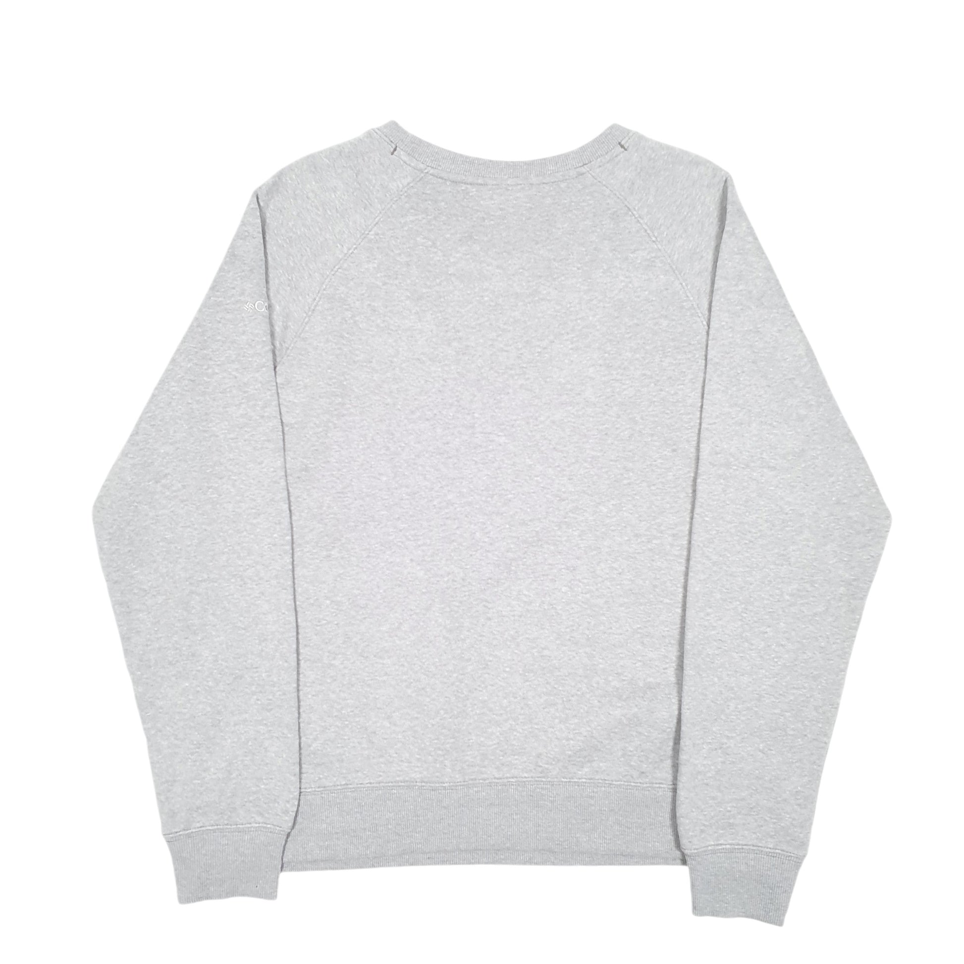 Womens Grey Columbia Sportswear Spellout Crewneck Jumper