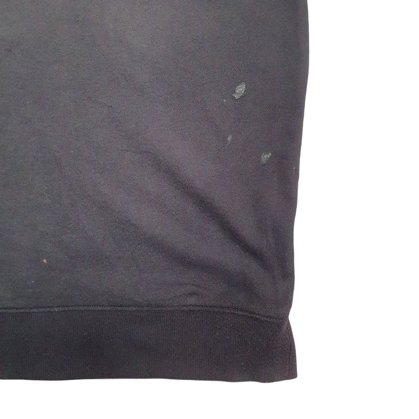 Mens Black Fila Spellout Crewneck Jumper