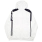 Mens White Adidas Hoodie Full Zip Jumper