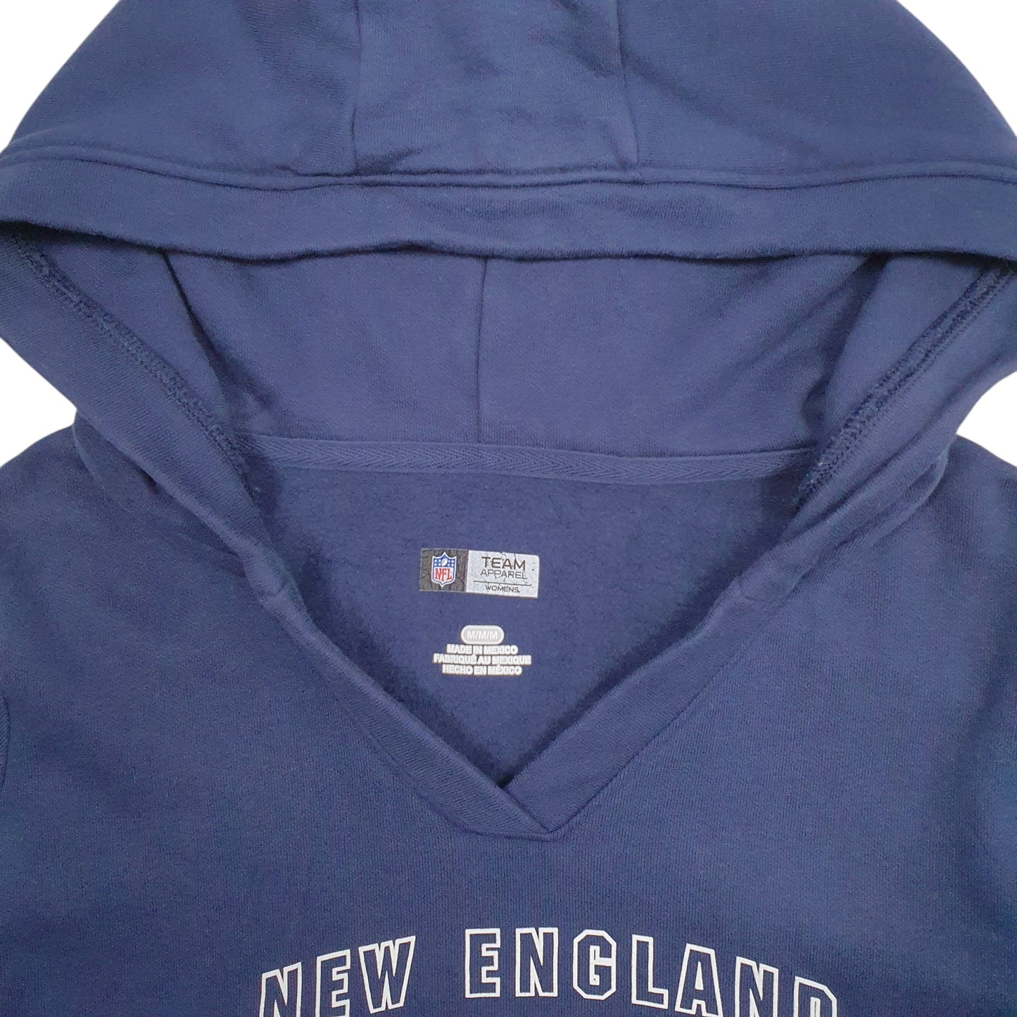 Womens Navy NFL New England Patriots Football Hoodie Jumper