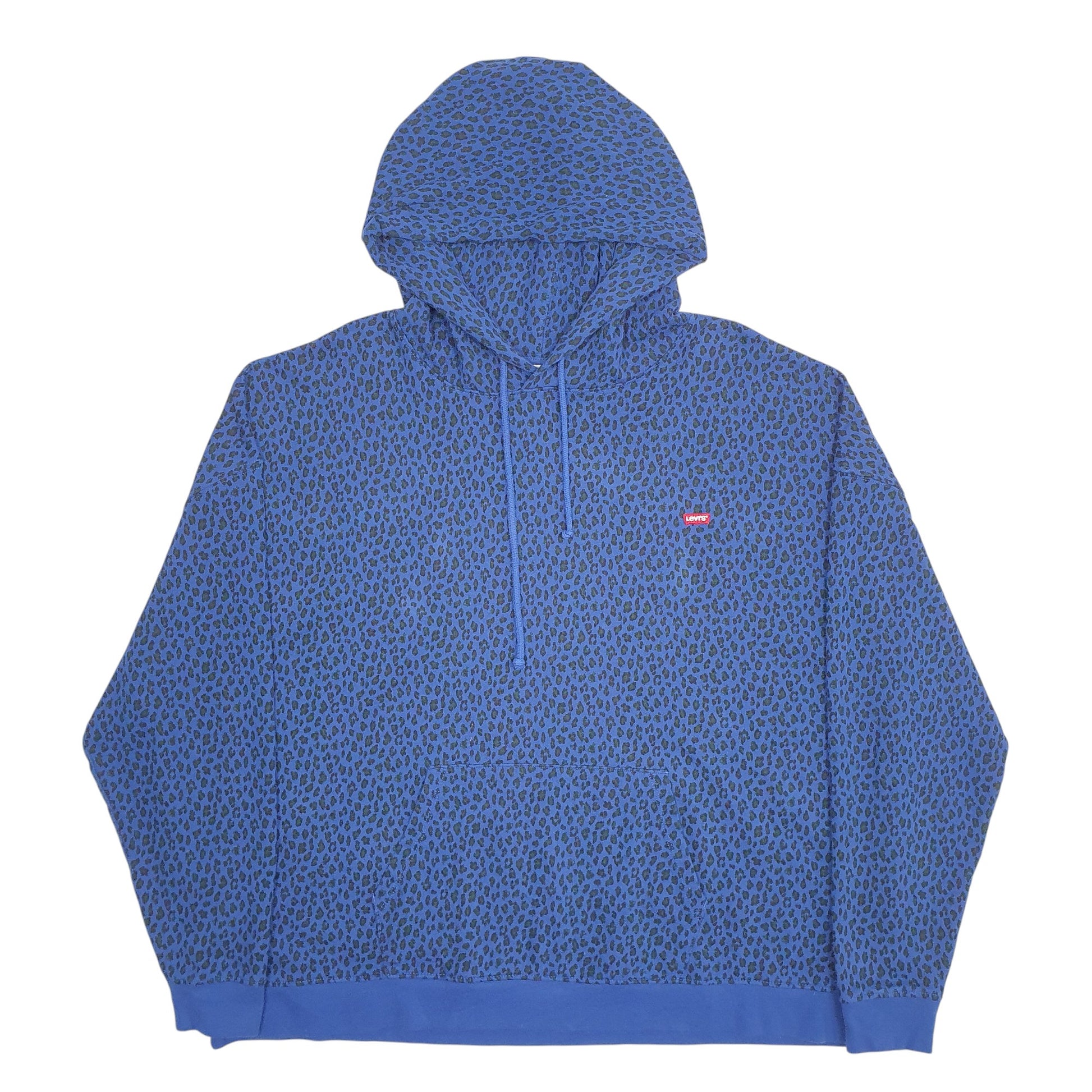 Womens Blue Levis  Hoodie Jumper