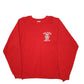 Mens Red Hanes Made In USA Vintage Crewneck Jumper