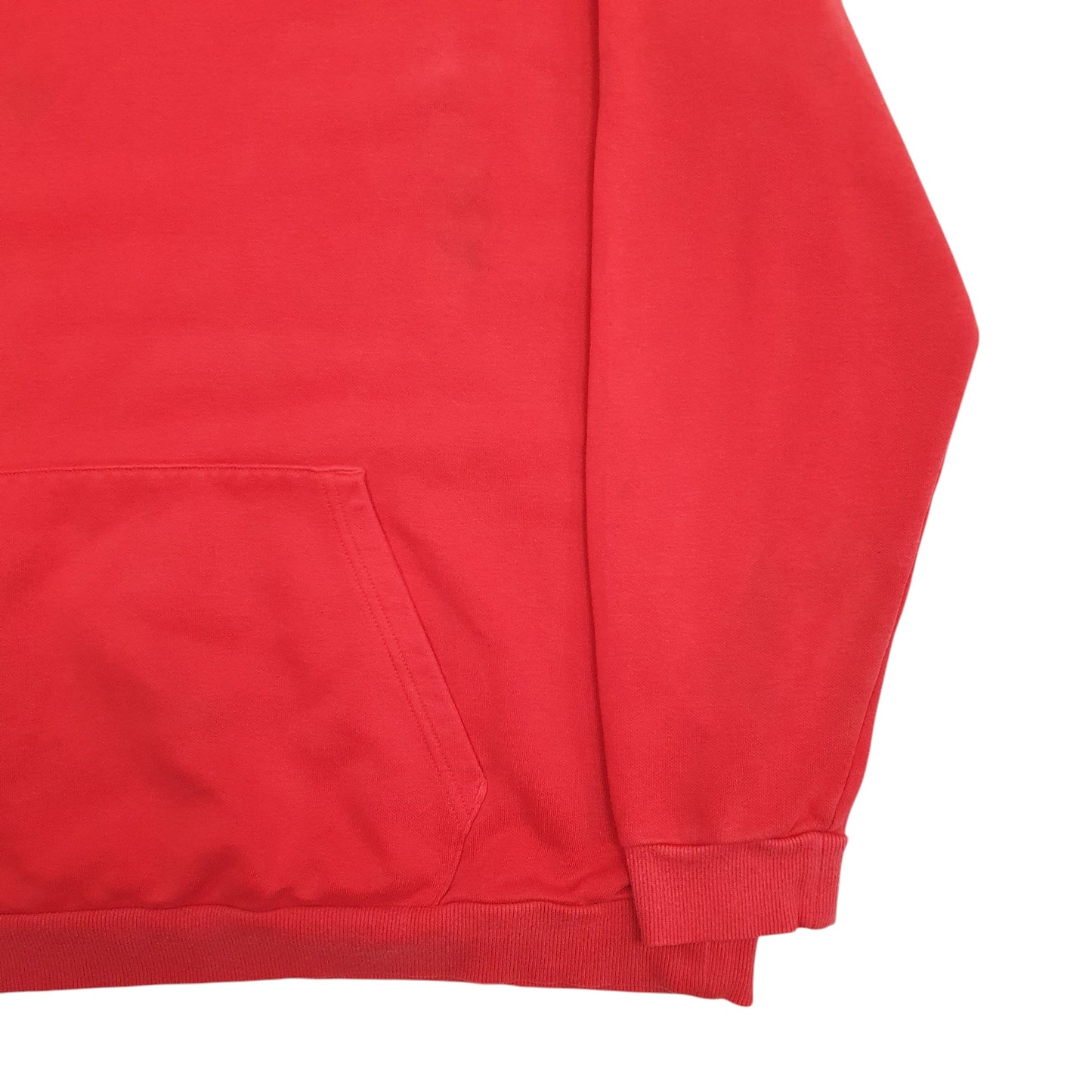 Mens Red Puma Spellout Hoodie Jumper