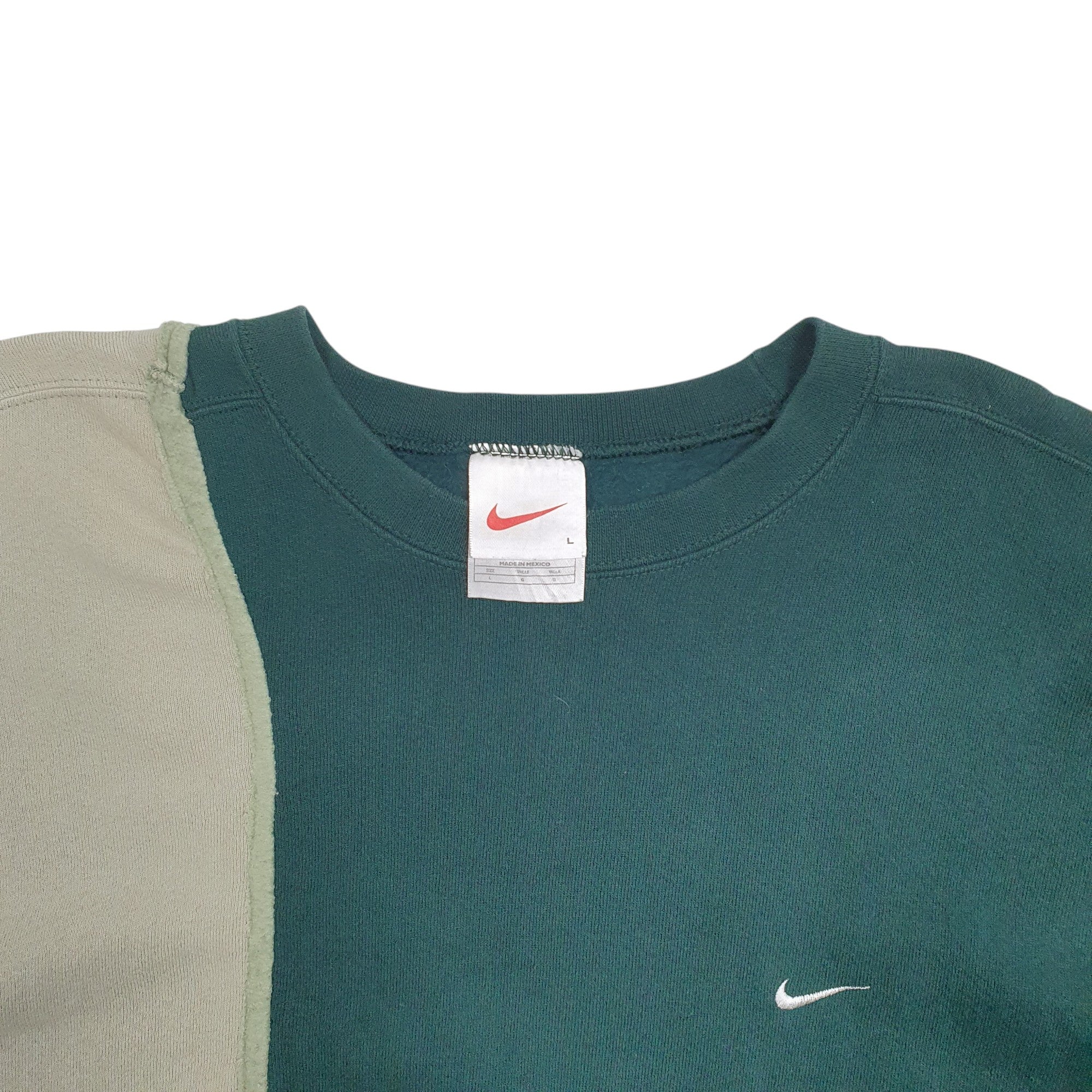 green vintage nike jumper