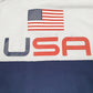 Mens Grey Polo Ralph Lauren USA Spellout Flag Short Sleeve Polo Shirt