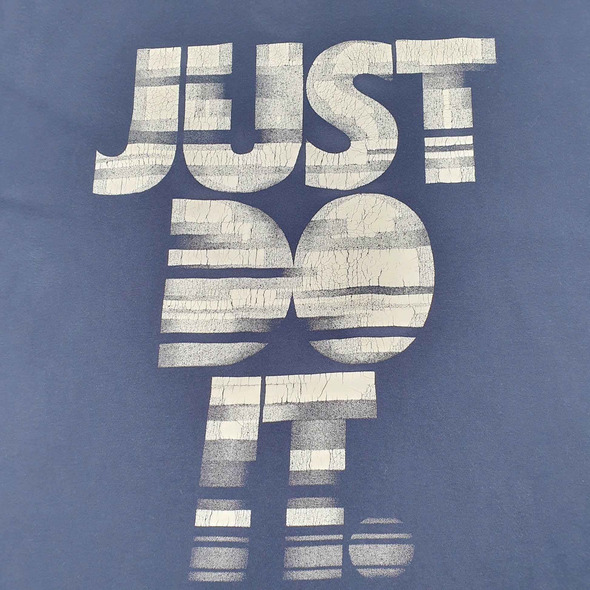 Mens Navy Puma Just Do It Short Sleeve T Shirt