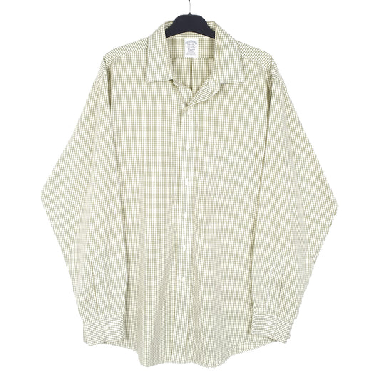 Mens Green Brooks Brothers  Long Sleeve Shirt