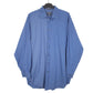 Mens Blue Nautica Soft Poplin Long Sleeve Shirt