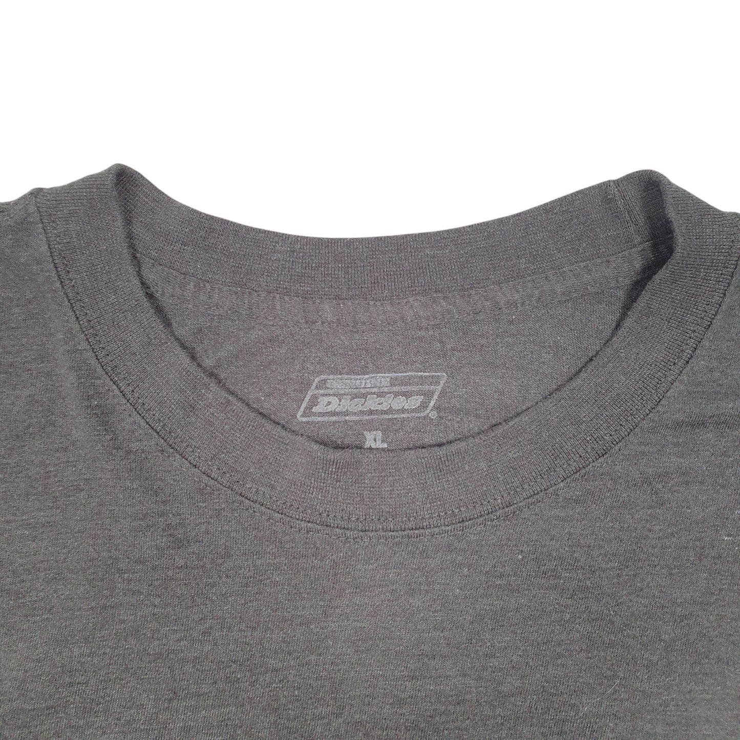 Mens Grey Dickies Pocket Workwear Short Sleeve T Shirt