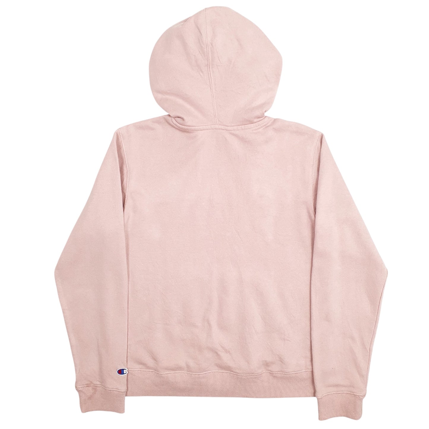 Womens Pink Champion Spellout Hoodie Jumper