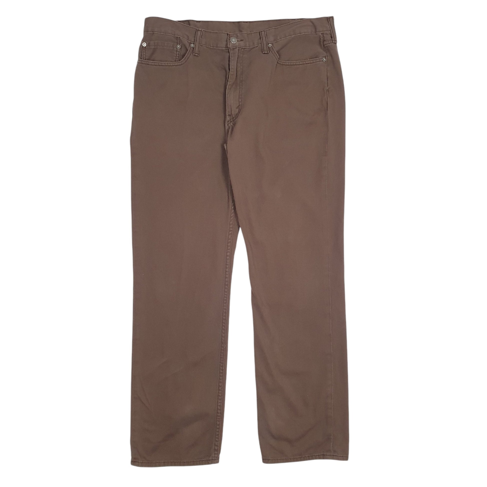 Mens Brown Levis 514 Chino Trousers