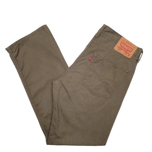 Mens Khaki Levis  514 JeansW32 L30