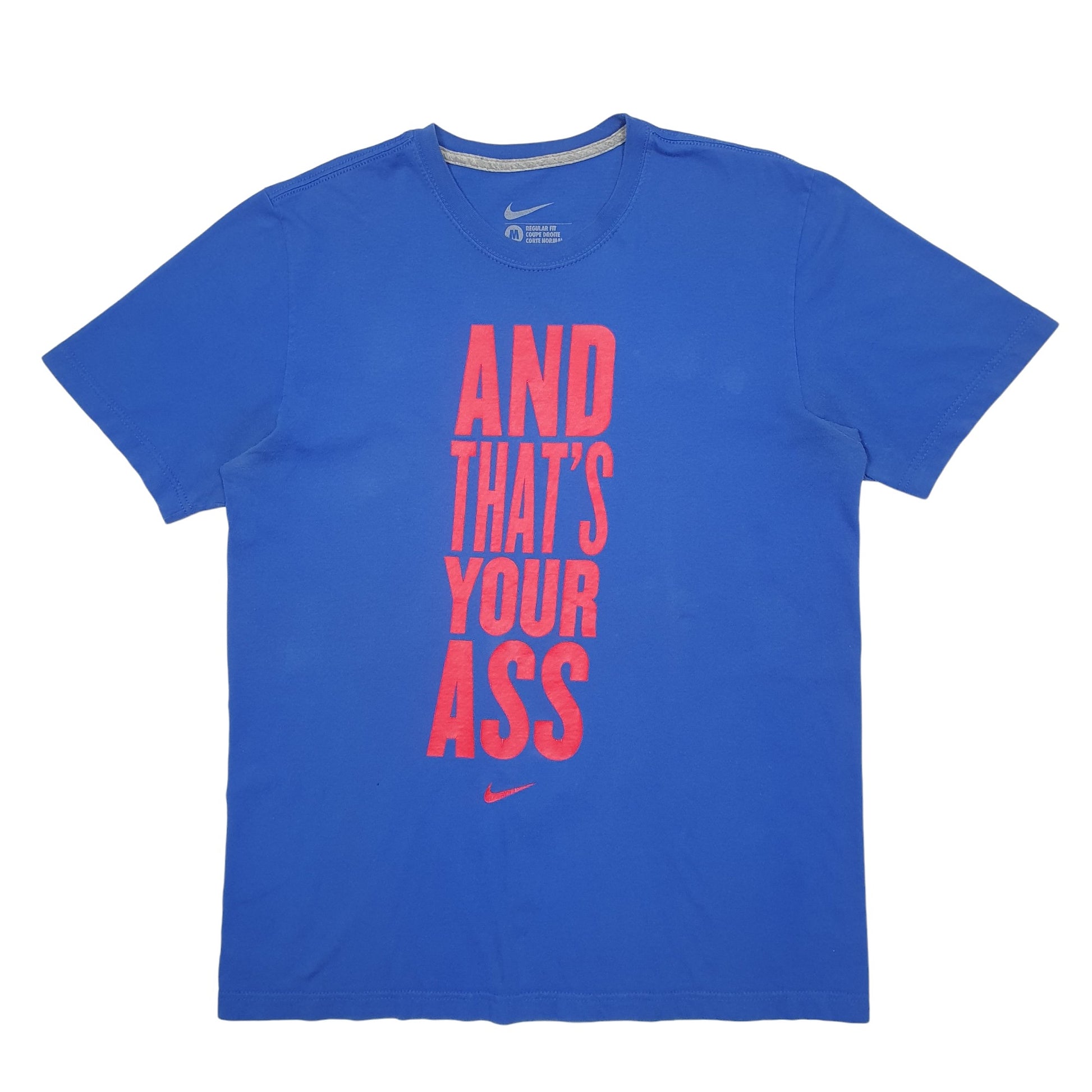 Mens Blue Nike  Short Sleeve T Shirt