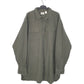 Mens Green L.L.Bean Tall Chamois Long Sleeve Shirt
