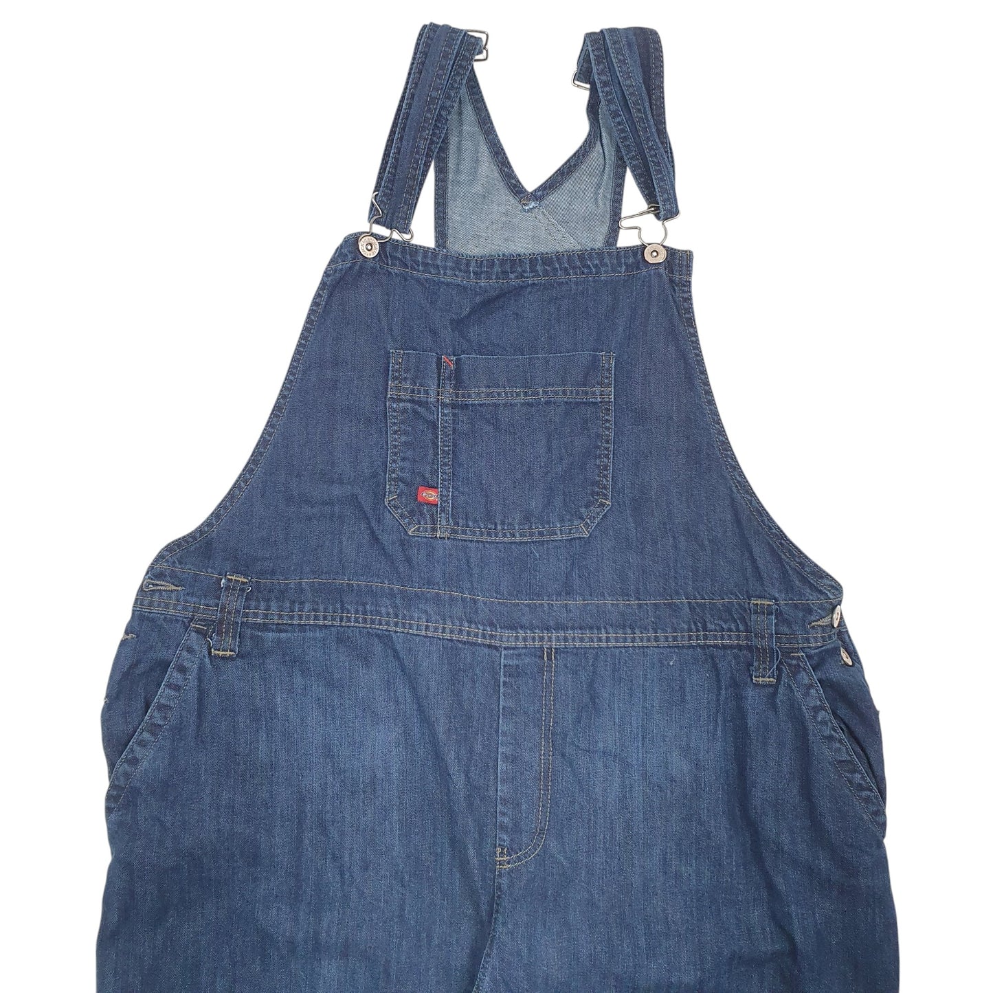 Mens Blue Dickies Denim Overalls Bib Dungaree Trousers