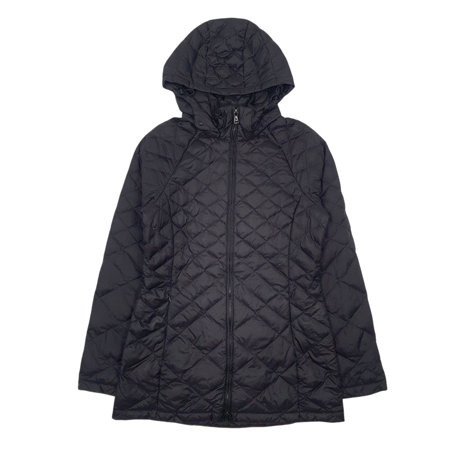 Womens Black The North Face Long Lined  Coat