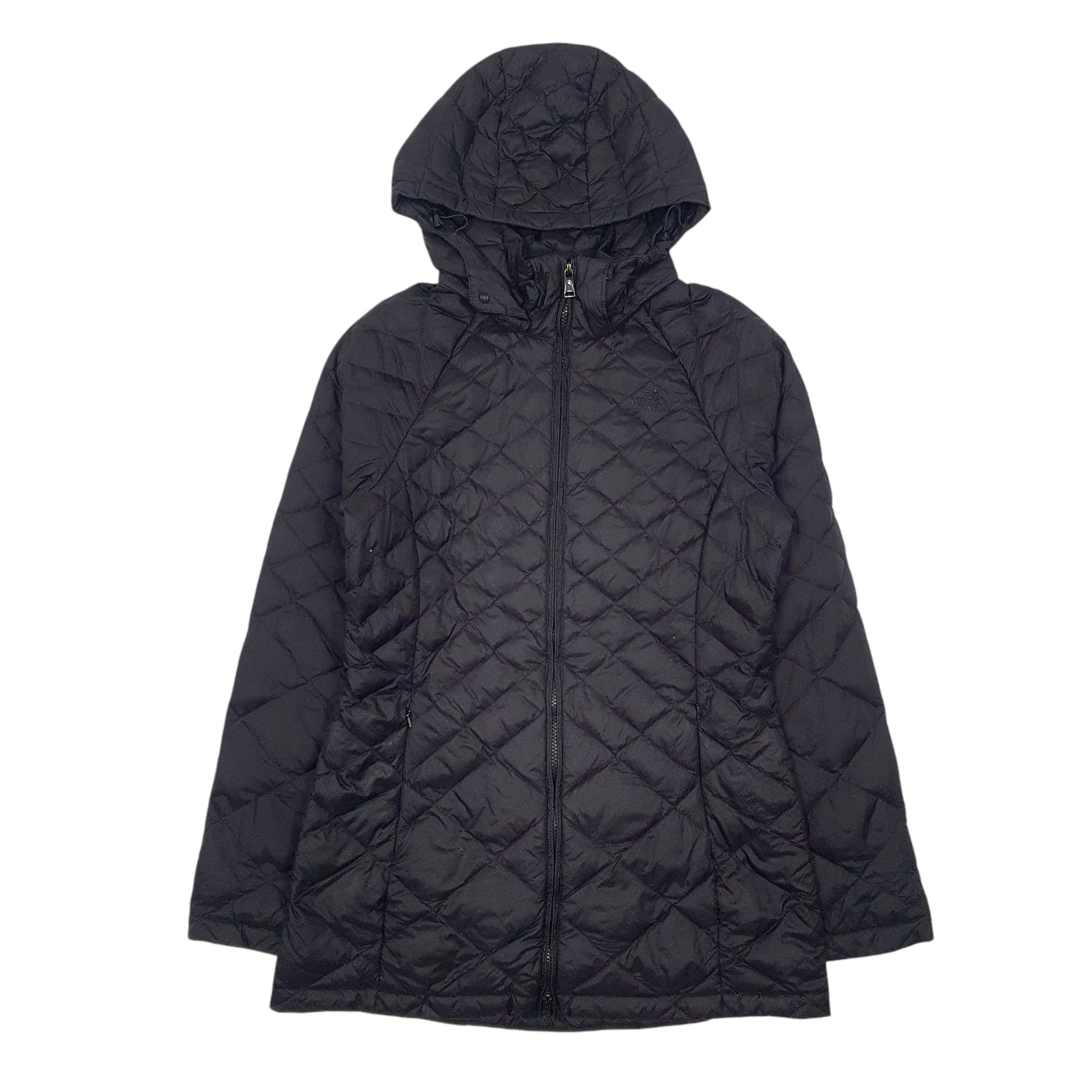 Womens Black The North Face Long Lined  Coat