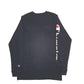 Mens Black Champion Spellout Crewneck Jumper