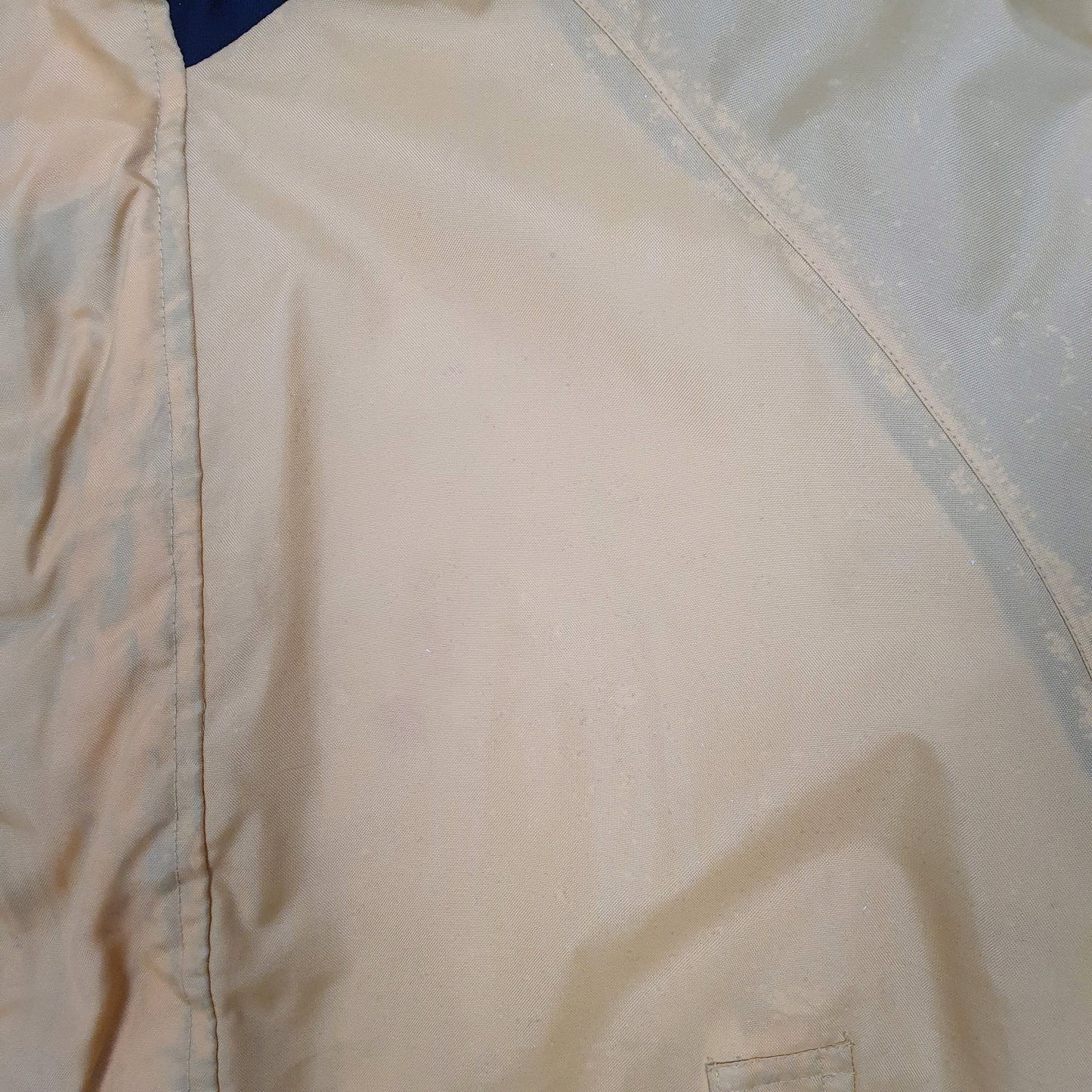 Mens Yellow Nautica Competition Vintage 90s Crewneck Coat