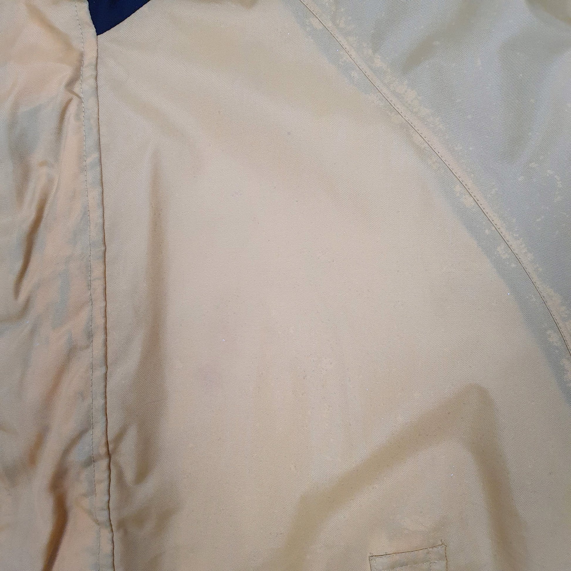 Mens Yellow Nautica Competition Vintage 90s Crewneck Coat