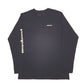 Mens Black Patagonia Spellout Long Sleeve T Shirt