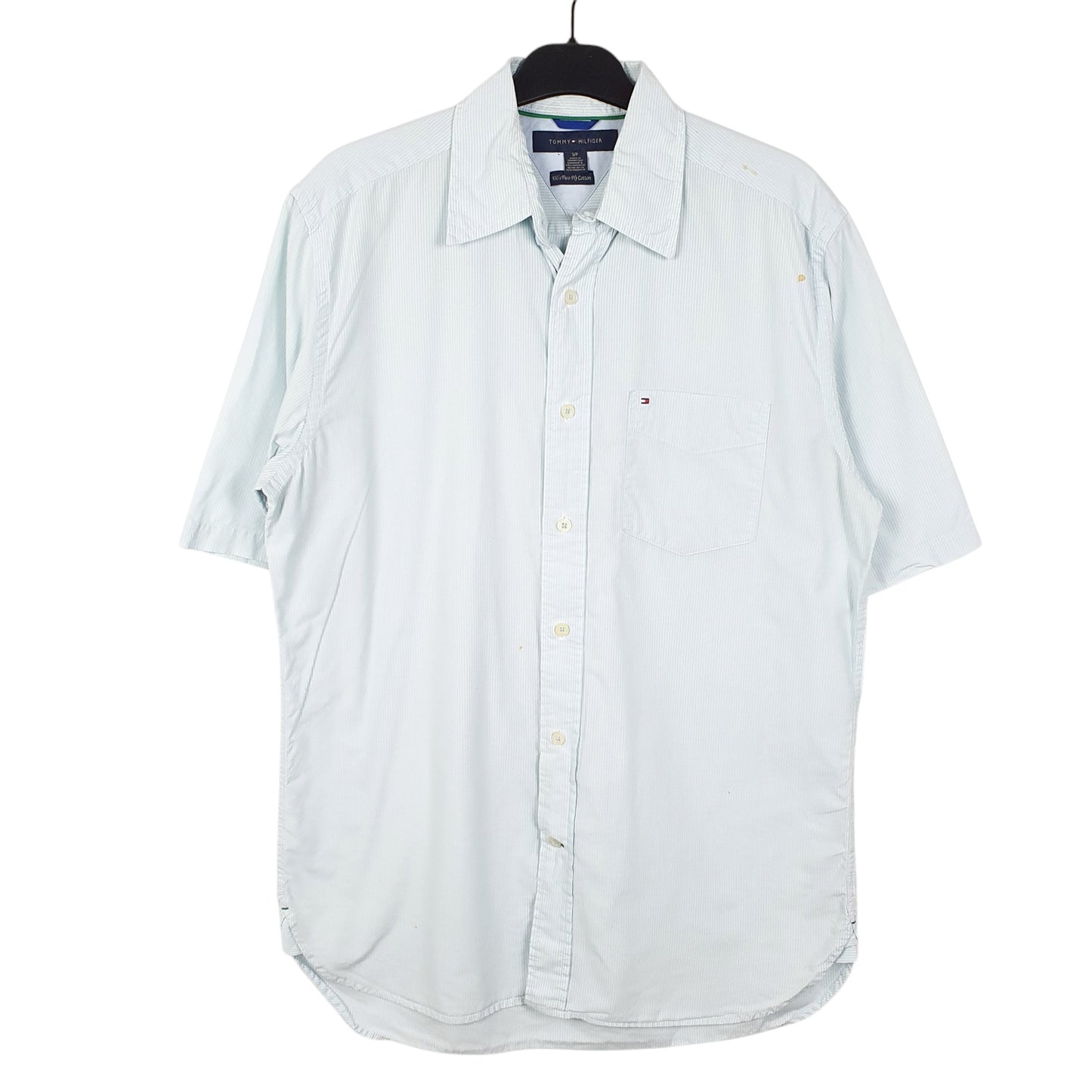 Mens Blue Tommy Hilfiger  Short Sleeve Shirt