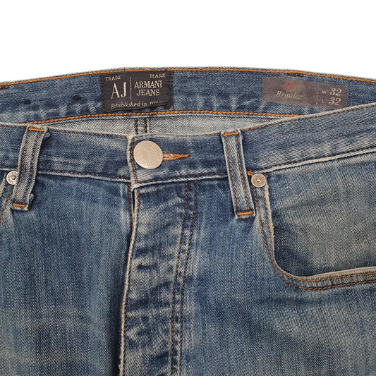 Mens Blue Armani  J21 JeansW32 L32