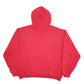 Mens Red Carhartt Spellout Hoodie Jumper