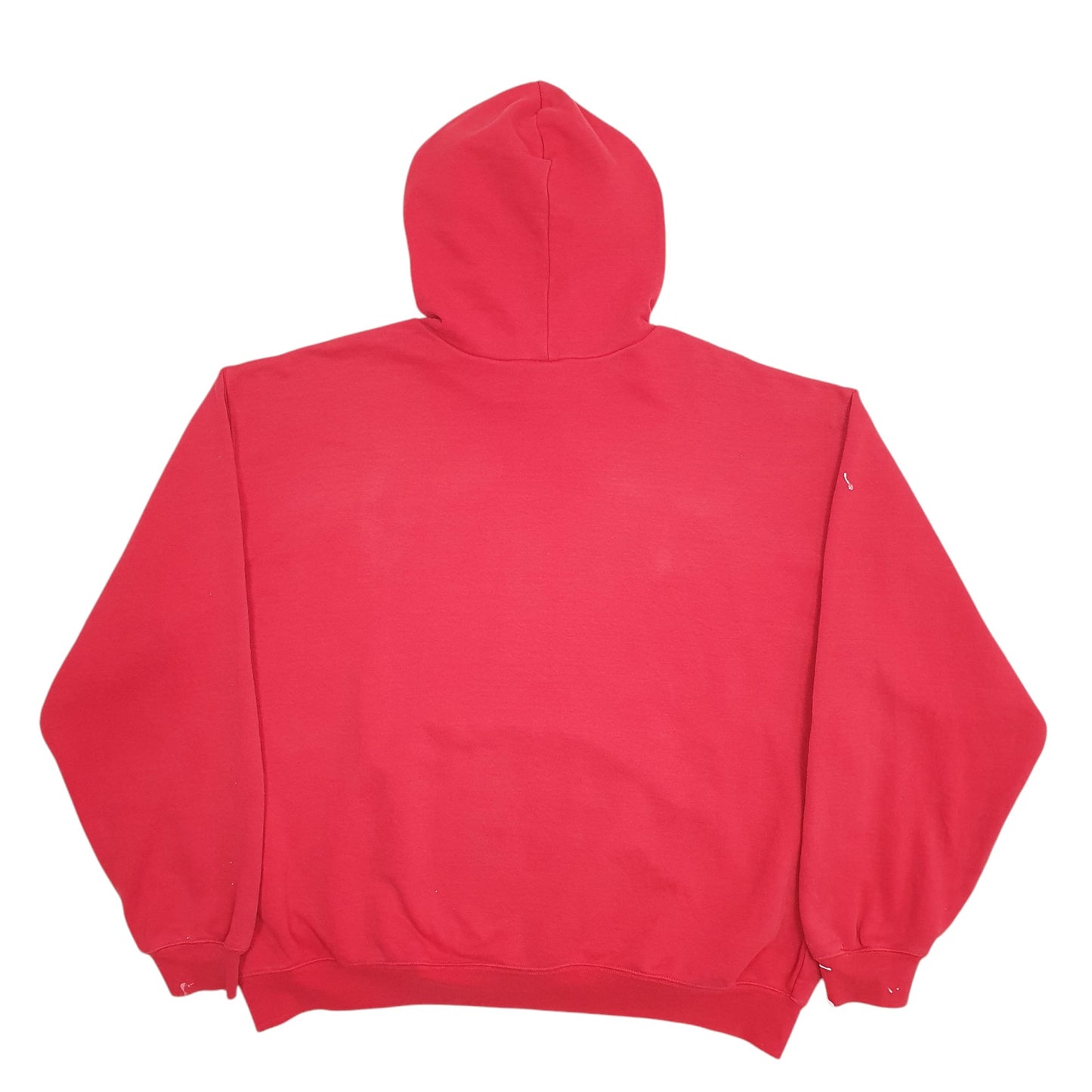 Mens Red Carhartt Spellout Hoodie Jumper