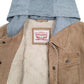 Mens Tan Levis Sherpa Lined Hoodie Chore Workwear  Coat
