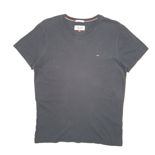 Mens Black Tommy Hilfiger Denim Short Sleeve T Shirt