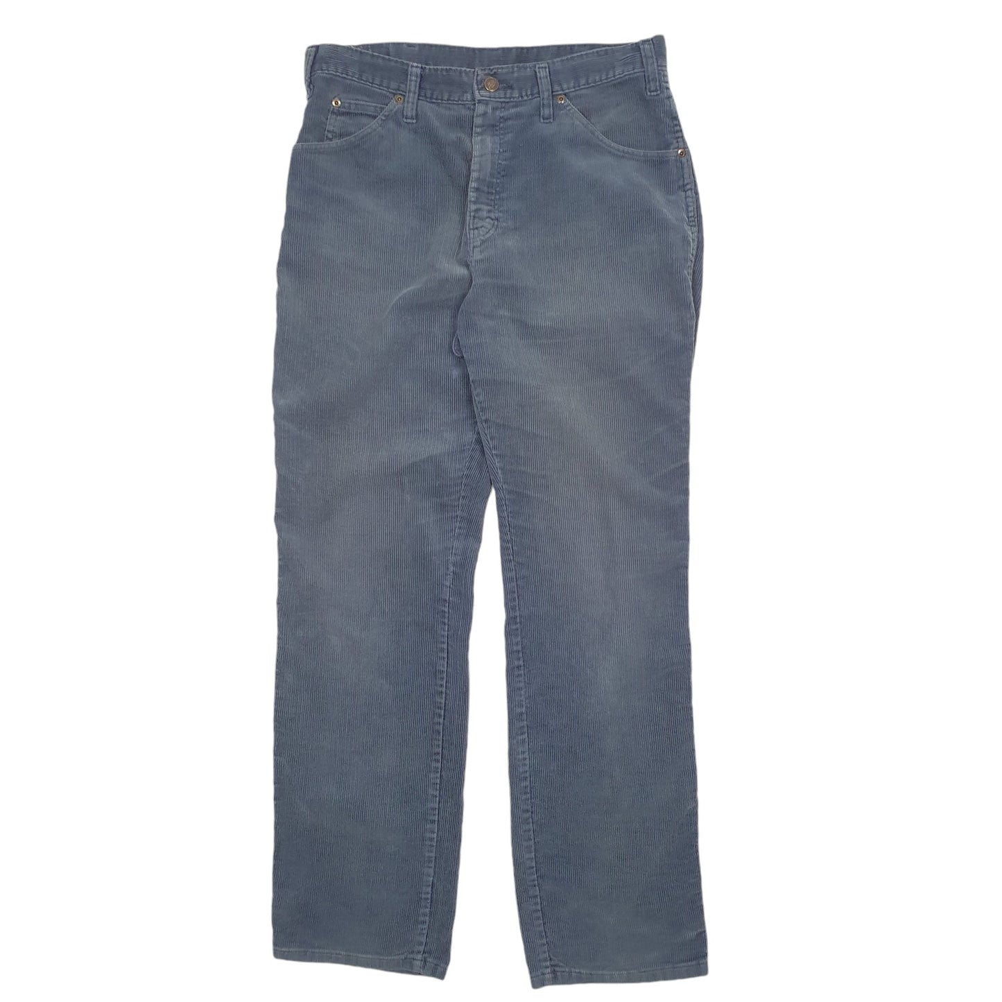 Mens Blue Dickies Workwear Corduroy Trousers