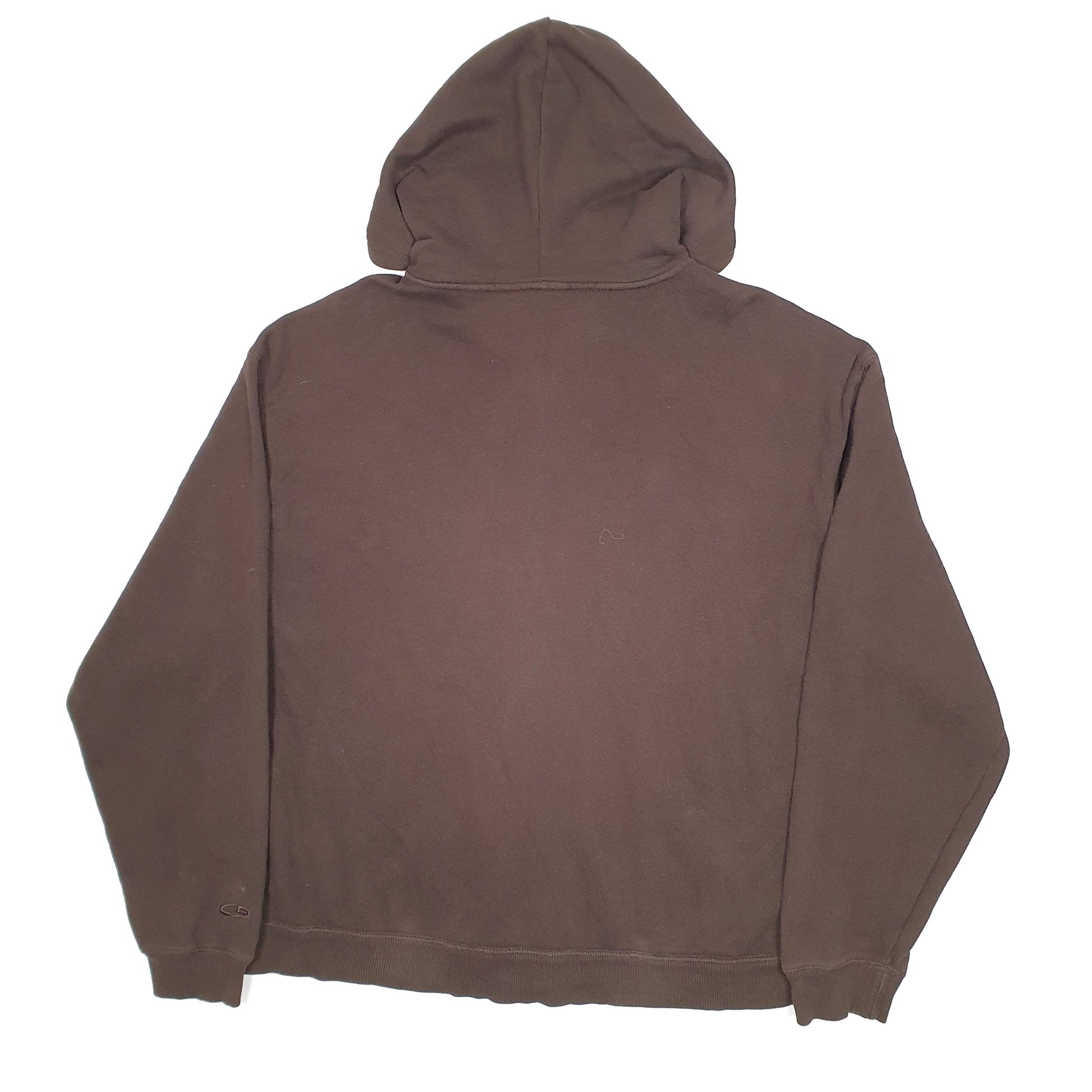 Mens Brown Champion Hoodie Full Zip Jumper
